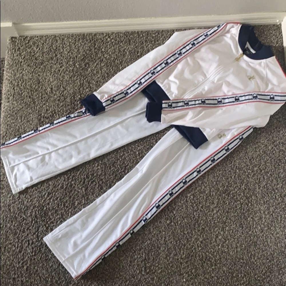 Red, White & Blue Champion Sweatsuit